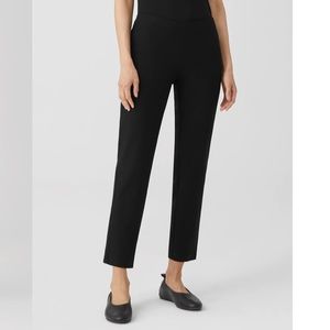 Eileen Fisher System Washable Stretch Crepe Pants - slim fit, ankle length